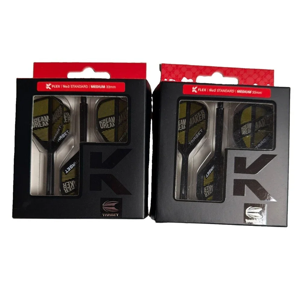 2Pack Target K-Flex Flight  No2 Dimitri Van Den Bergh Medium Dart Flights